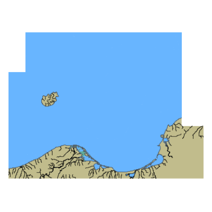 Picture of Kara Sea Taymyr Peninsula Rastorguyev Island to Lagunnyy Point with Morzhovo Island