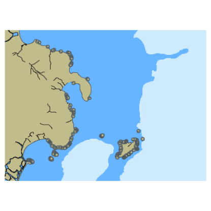 Picture of Sea of Japan Pyotr Velikiy Gulf Sivuch&apos;Ya Bay to Reyd Pallada Bay and Furugel&apos;M Island