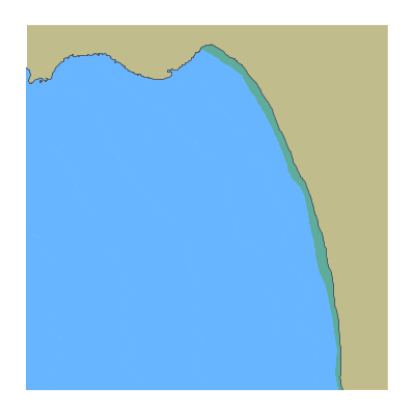 Picture of Sea of Okhotsk Kuril&apos;Skiye Islands - North-East Part of Dobroye Nachalo Gulf