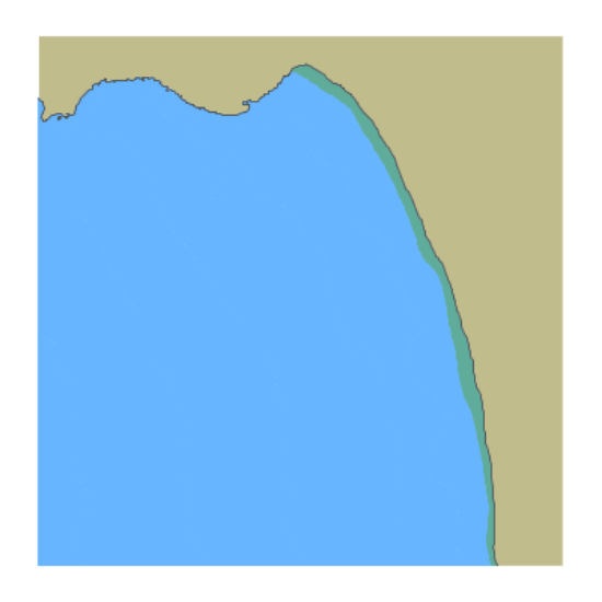 Picture of Sea of Okhotsk Kuril&apos;Skiye Islands - North-East Part of Dobroye Nachalo Gulf