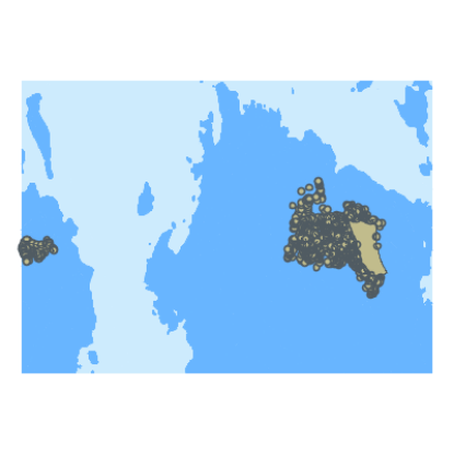 Picture of Baltic Sea. Gulf of Finland. Seskar Island to Malyy Island