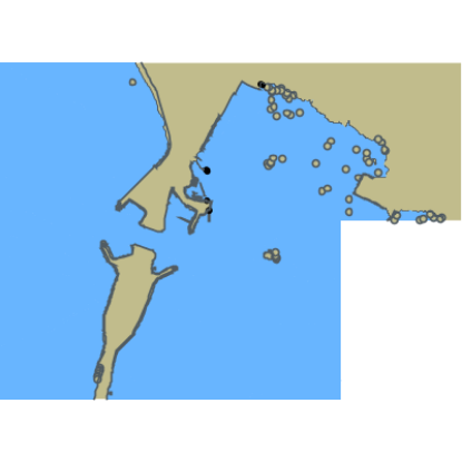 Picture of Baltic Sea. Gylf of Finland. Bol´shoy Kronshtadtskiy Roads