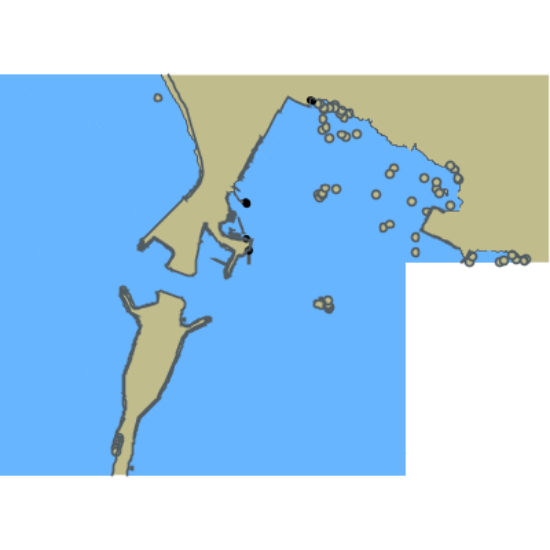 Picture of Baltic Sea. Gylf of Finland. Bol´shoy Kronshtadtskiy Roads