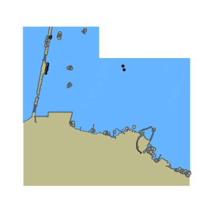 Picture of Baltic Sea. Gulf of Finland. Lomonosovskaya Harbour to Bol`shoy Kronshtadtskiy Roads