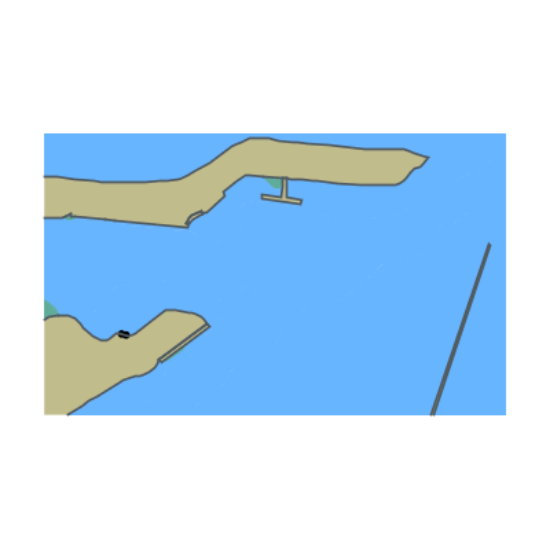 Picture of White Sea Onezhskiy Gulf Approach to Port Belomorsk Northern Mole Berths