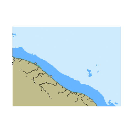 Picture of White Sea Dvinskiy Gulf Lopshen’gskiy Point to Yash-Navolok Point (Lopshen’gskaya Measured Distance)