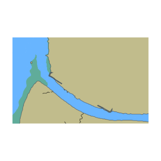 Picture of East Siberian Sea. Kolyma Rvr. Panteleikha River Mouth.