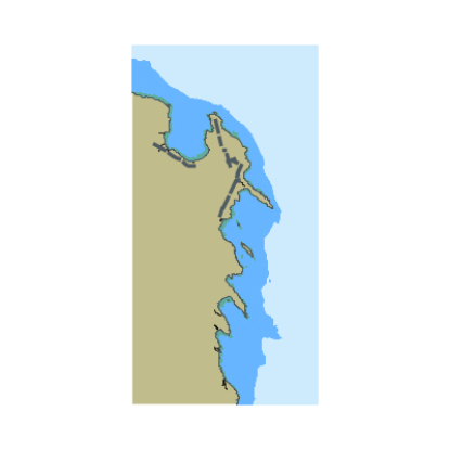 Picture of Barents Sea Rybachiy Peninsula Tsypnavolok Bay, Laush Inlet and Bol&apos;shaya Korabel&apos;naya Inlet