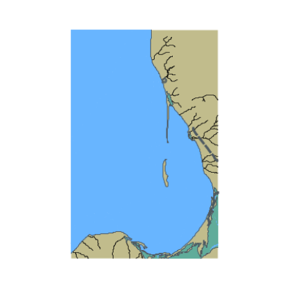 Picture of Laptevykh Sea.Novosibirskiye Islands. Kotelnyy Island.Temp Bay and Approaches