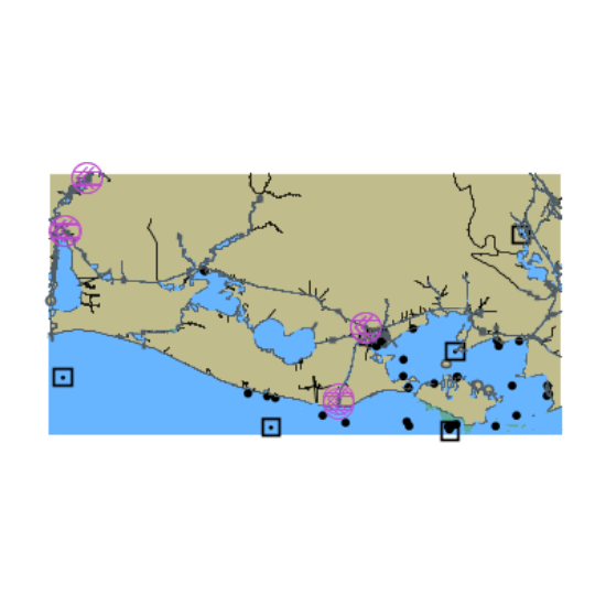 Picture of Intracoastal Waterway New Orleans to Calcasieu River West Section