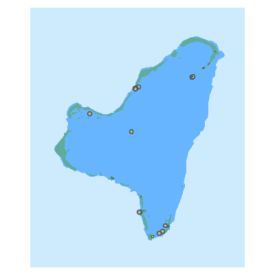 Picture of Approach to Ngulu - Federated States of Micronesia
