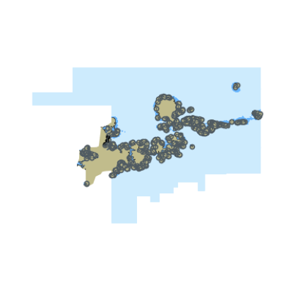 Picture of Atka Pass to Adak Strait Three Arm Bay Adak Island Kanaga Bay Kanaga Island Chapel Roads and Chapel Cove Adak Island