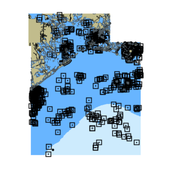 Picture of Barataria Bay and Approaches