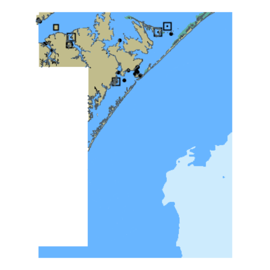 Picture of Portsmouth Island to Beaufort Including Cape Lookout Shoals