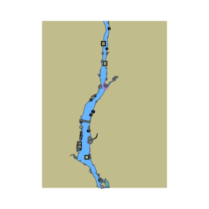 Picture of Hudson River - Poughkeepsie to West Point