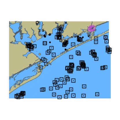 Picture of Matagorda Bay and Approaches