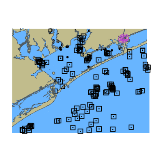 Picture of Matagorda Bay and Approaches