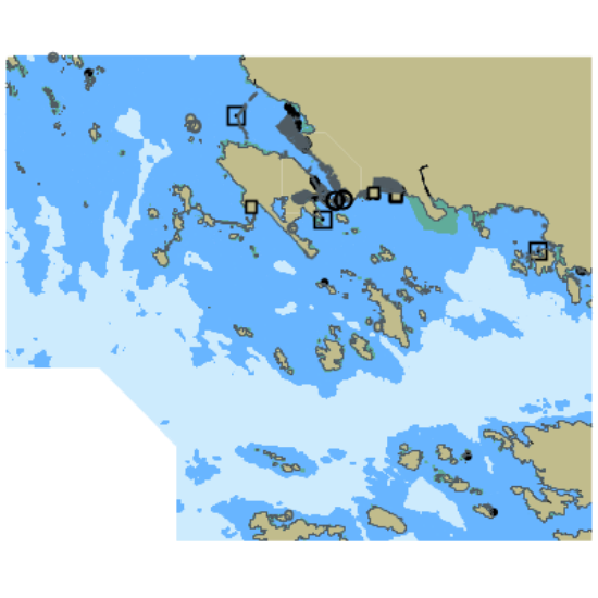 Picture of Sitka Harbor and approaches;Sitka Harbor