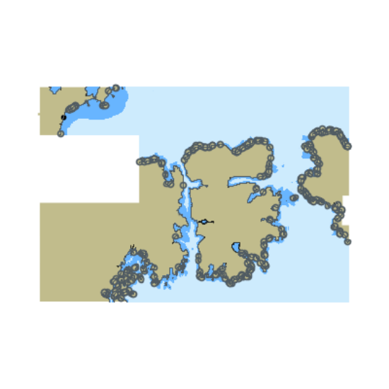 Picture of Kuluk Bay and approaches including Little Tanaga and Kagalaska Strs.