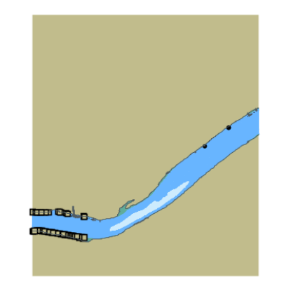 Picture of Mississippi River - South Louisiana - Mile 146 to Mile 151