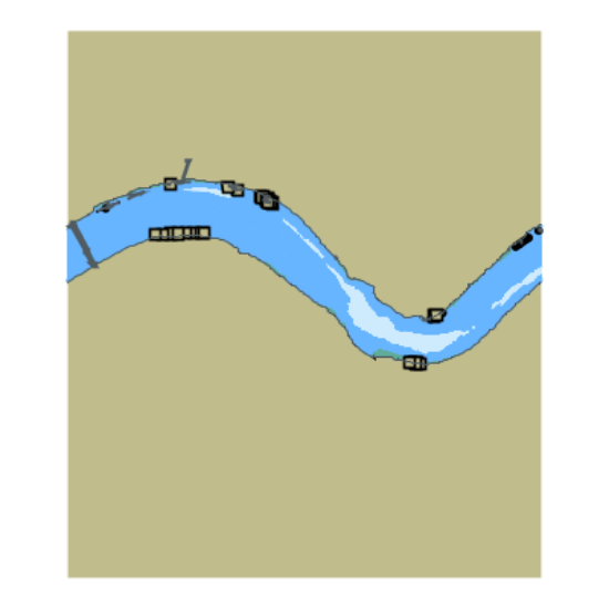 Picture of Mississippi River - South Louisiana - Mile 141 to Mile 146