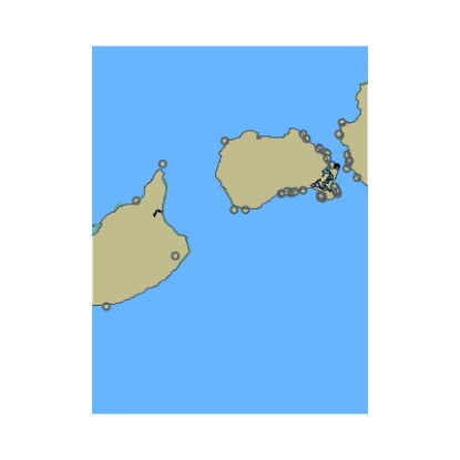Picture of Vineyard Sound - Nashawena Island - Quicks Hole - Pasque Island and Robinsons Hole to Buzzards Bay