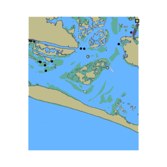 Picture of Beaufort Inlet; Back Sound; Onslow Bay