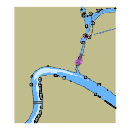 Picture of Mississippi River - Louisiana - mile 65-66 and 91-96