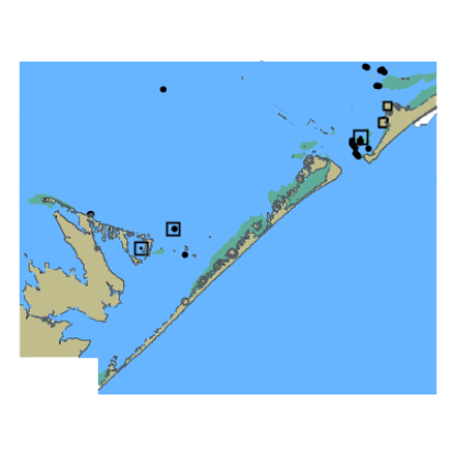 Picture of Ocracoke lnlet and Part of Core Sound