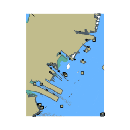 Picture of New York Harbor - Upper Bay - Hudson River and Hackensack Rivers