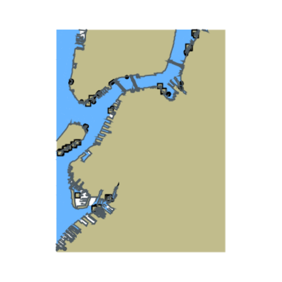 Picture of New York Harbor - Upper Bay - Hudson and East Rivers