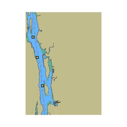 Picture of Hudson River - Coxsackie to Newton Hook