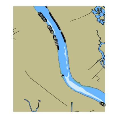 Picture of Mississippi River - Plaquemines - Mile 58-63