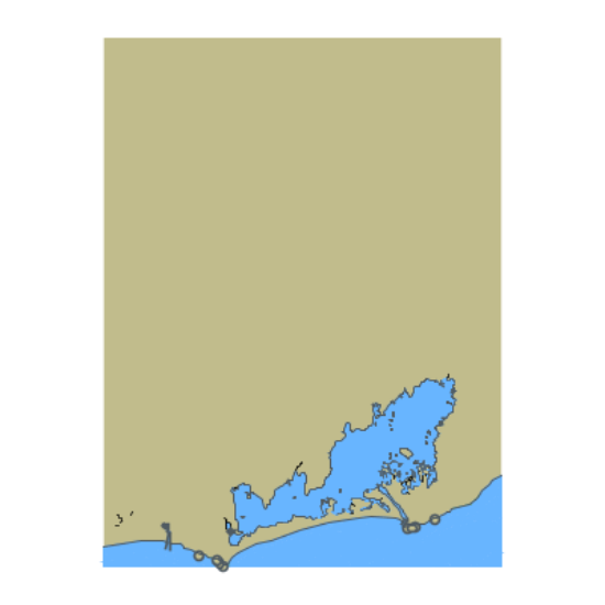 Picture of Block Island Sound - Entrances to Winnapaug Pond and Quonochontaug Pond