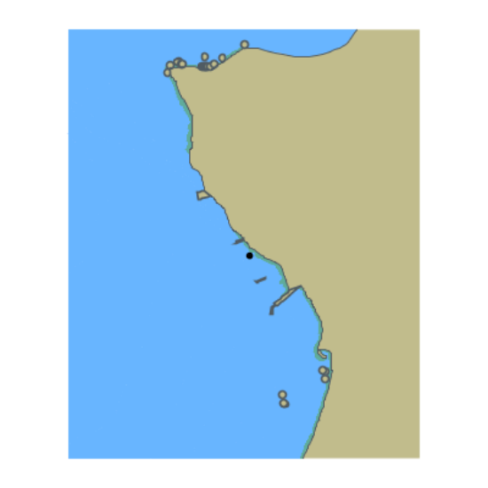 Picture of Sea of Japan - North-West Coast - Vladimir Gulf - Yuzhnaya Bay Piers