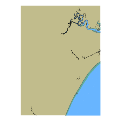 Picture of Old Orchard Beach and Scarborough River