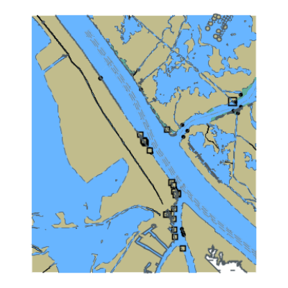 Picture of Mississippi River - Southwest Pass and Venice - Mile 9-14