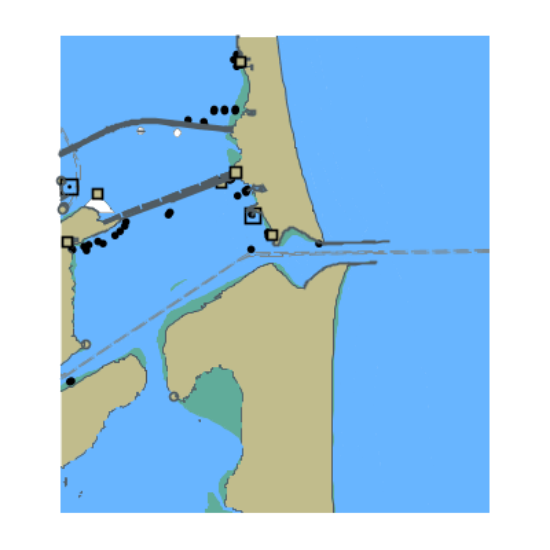 Picture of Intracoastal Waterway - Laguna Madre Gulf of America Including Brazos Santiago Pass
