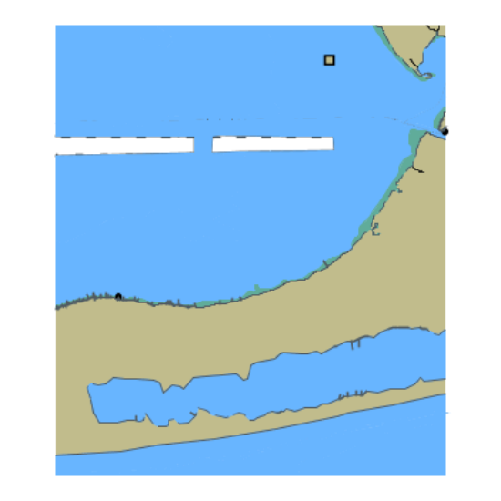 Picture of Gulf Intracoastal Waterway - Bon Secour Bay and Gulf of Mexico