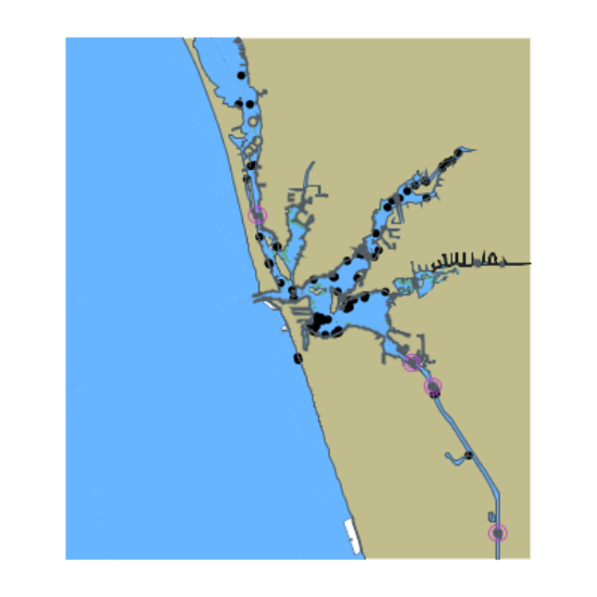 Picture of Gulf Intracoastal Waterway - Blackburn Bay to Venice