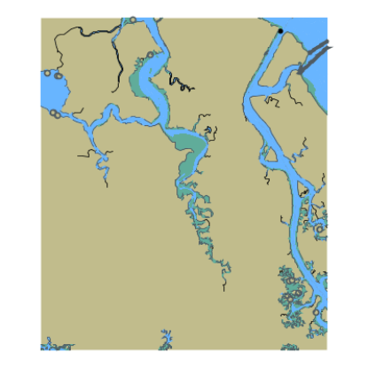 Picture of Atlantic Intracoastal Waterway - Sawpit Creek and Pumpkin Hill Creek