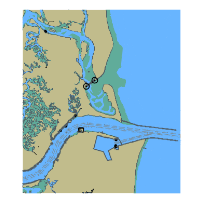 Picture of Jacksonville Harbor - Entrance to Saint Johns River