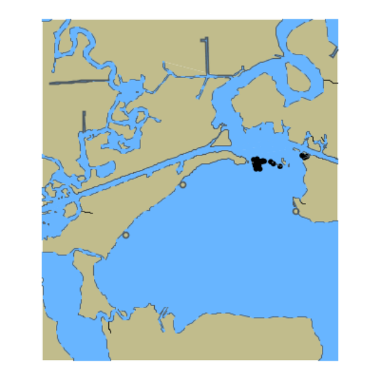 Picture of Gulf Intracoastal Waterway - Grand Lake. Mud Lake. and Mermantau River