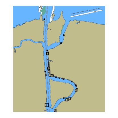 Picture of Calcasieu Shipping Channel and Calcasieu Lake