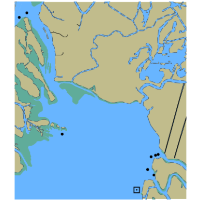 Picture of Atchafalya Bay and Plumb Island Pass