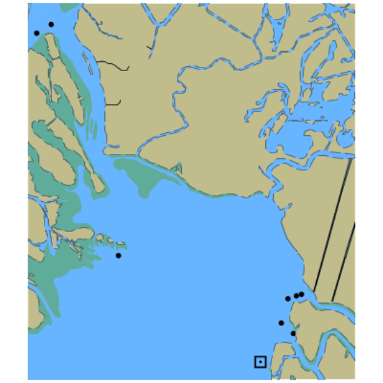 Picture of Atchafalya Bay and Plumb Island Pass