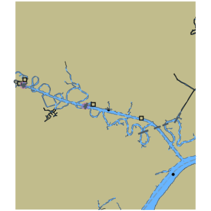 Picture of Gulf Intracoastal Waterway - Sabine River and Cow Bayou