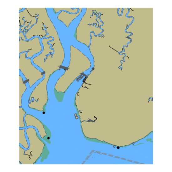 Picture of Saint Simons Sound to Atlantic Intracoastal Waterway – Mackay River