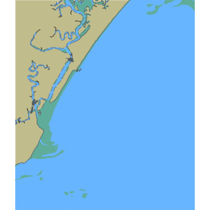 Picture of Approaches to Brunswick River and Saint Simons Sound