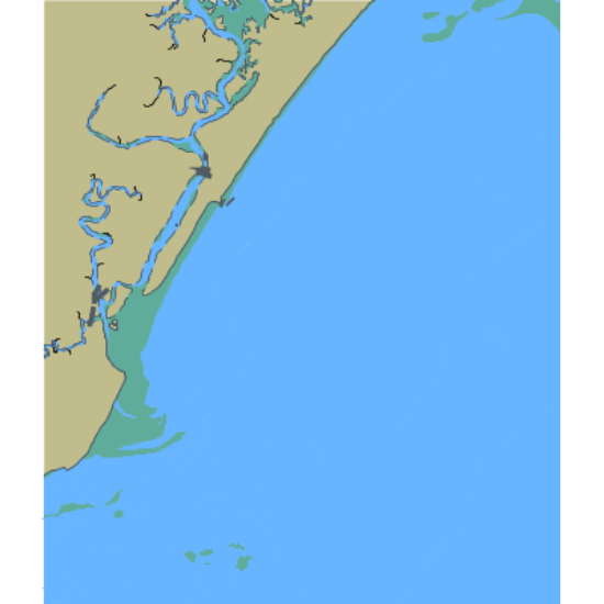 Picture of Approaches to Brunswick River and Saint Simons Sound